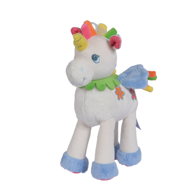  soft toy unicorn white rainbow 20 cm 